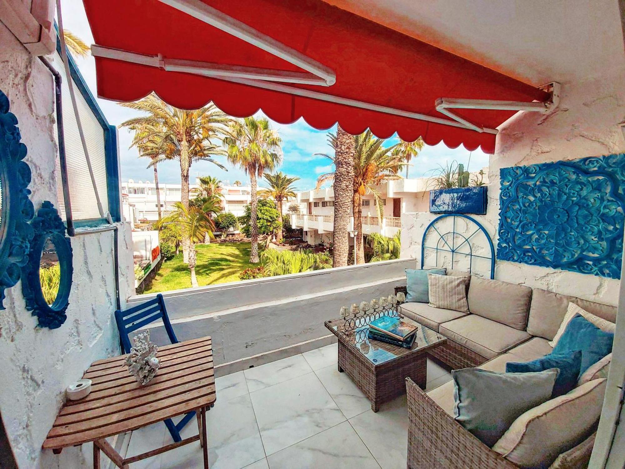 Canarian Blue Suite Tropical Garden View & Pool Costa Del Silencio Bagian luar foto